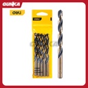 Hss Drill Bit (ø8mm) DELI EDH-MHZ080-E1 Mata Bor Besi Plat Metal