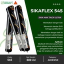 SIKAflex 545 MaxTack Ultra (White 600 ml) Glue Lem Perekat Serbaguna SIKA 545 High Grab Pengganti Paku untuk Kayu ACP Aluminium Besi Baja Kaca Cermin - Hitam