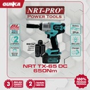 Brushless Impact Wrench 20V (1/2" 2B1C) NRT-Pro TX65DC Mesin Pembuka Buka Baut Soket Socket Kunci 0.5 Inch Baterai Torsi Besar
