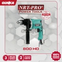 Impact Drill (13 mm 450 W) NRT-Pro 800HD Mesin Bor Tembok Impak Beton Listrik Bolak Balik
