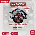 Laser Circular Saw (7") NRT-Pro 583LHD Mesin Gergaji Serkel Sirkel Circle Listrik Potong Kayu Laser Guide
