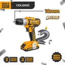 P20S Cordless Drill (10mm, 45Nm) INGCO CDLI2002 Bor Baterai Kayu Besi