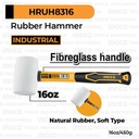Soft Rubber Mallet (16 oz) INGCO HRUH8316 - Palu Karet Malet Keramik