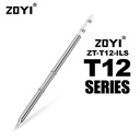 ZOYI ZT-T12-ILS Mata Solder T12 Heating Element Electric Soldering Iron Tip Silver