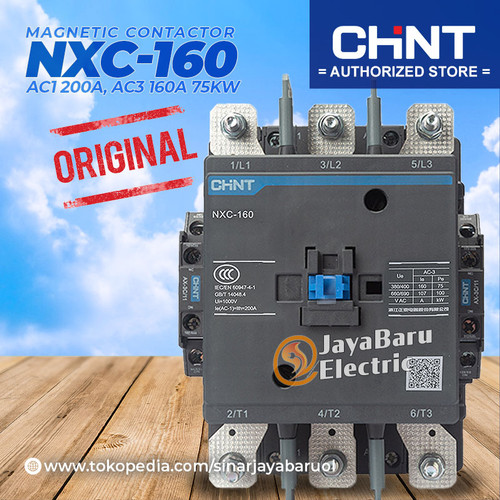 Contactor Kontaktor CHINT NXC-160 NXC160 110V 220V 400V