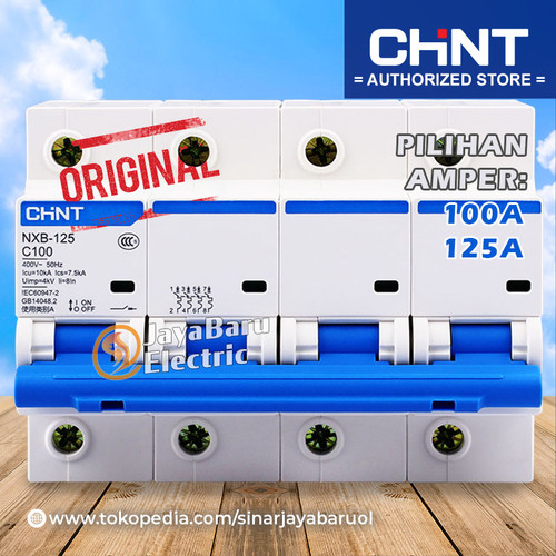 MCB Chint NXB-125 4P 100A 125A