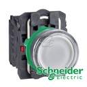Push Button Lamp Plastik Schneider Putih XB5AW31G5 110V-120V AC