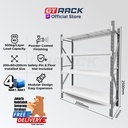 RAK BESI 300KG 4 TINGKAT 2.5 METER - AYORACK RACK GUDANG SUSUN SEMBAKO BANGUNAN AL3-2025