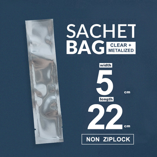 (PACK) SACHET BAG / ZIPLOCK BAG 5x22cm Kemasan Plastik Klip Aksesoris Makanan Bumbu Snack DELKOCHOICE