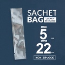 (PACK) SACHET BAG / ZIPLOCK BAG 5x22cm Kemasan Plastik Klip Aksesoris Makanan Bumbu Snack DELKOCHOICE