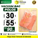 Plastik Vacuum Bag POLOS 30x55cm DELKOCHOICE TEBAL Sealer Makanan