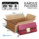 KARDUS KARTON PACKING MEDIUM BOX KOTAK DUS RUSFET PACKAGING TEBAL