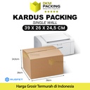 KARDUS PACKING KARTON BOX 39x26x24,5cm DUS KOTAK PACKAGING POLOS TEBAL
