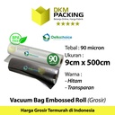 Plastik Vacuum EMBOSS ROLL 5Meter Vakum Embossed Sealer DELKOCHOICE