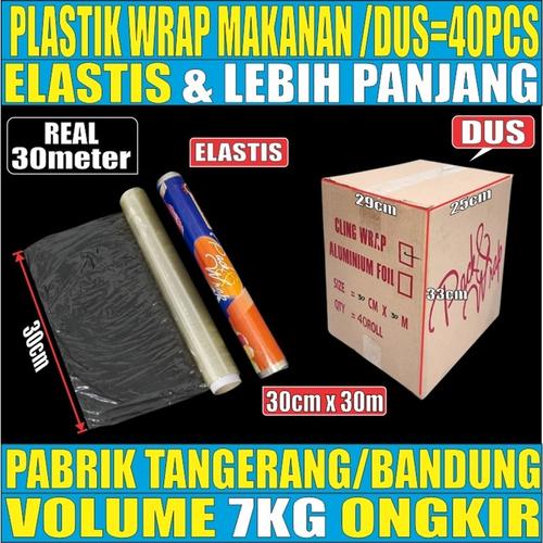 Plastik Wrapping Cling Wrap Foodgrade n Aluminium Foil Makanan Per Dus Js Krm
