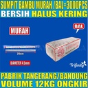 Sumpit Bambu Besar Bersih Halus Kering / Tusuk Gigi Higienis / Tusuk Sate Per Dus Trifinity Jskrm