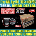 Gelas oz HALAL Oval Tebal 12oz 14oz 16oz 18oz 22oz Datar Rata Dus Bening Cup Plastik Bulat Dus JsKrm