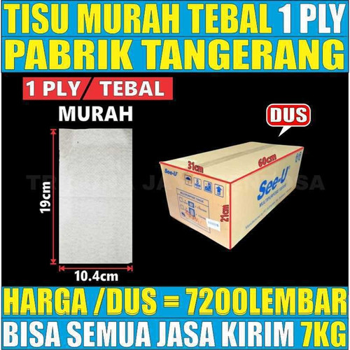 Tisu Tisue Murah n Plastik Segitiga Papping Pipping Bag Corong /Dus Jsk