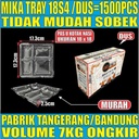Mika Tray Sekat 18s4 sekat 4 atau 20s5 sekat 5 atau 20s7 Sekat 7 U Kotak Nasi Per Dus bisa jskrm