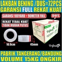 Lakban Bening Meteran Full Garansi Retur Rekat Kuat / Lakban Fragile Trifinity 45mmx100yard Dus jskr