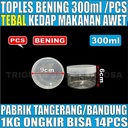 Toples Tebal 300ml 400ml 500ml 750ml 1000ml 1300ml Plastik n Seal Jar Silinder Bening Pet Per Pcs