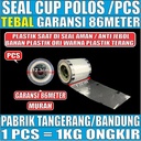 Seal Cup Tebal Garansi 86meter Press 1000 Gelas Plastik Lid Tutup Sealer Polos Kartun Drink /Roll