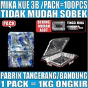 Mika Kue Nasi Per Pack Plastik Bening Uk 3/4/5/6/7 Kemasan Jajanan Pasar Serba Guna Var