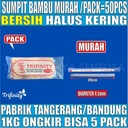 Sumpit Bambu Bersih Halus Kering Trifinity / Tusuk Gigi Higienis / Tusuk Sate Bambu Pack