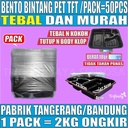Mika Bento Tebal Bintang 4 Sekat PET Trifinity atau 4Sekat HIPS Tahan Panas Pack Tray Bekal Makan