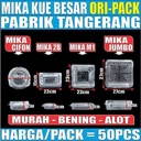 Mika Kue Per Pack Jumbo Bolu Besar Chiffon Sifon Box Kemasan Plastik Bening Murah Trifinity