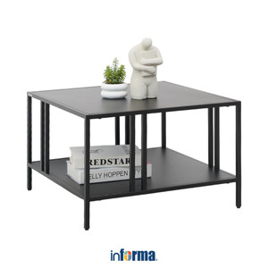Informa Spencer Meja Tamu Square Coffee Table Meja Ruang Tamu Serbaguna Meja Sofa Persegi Furniture Rumah Aesthetic