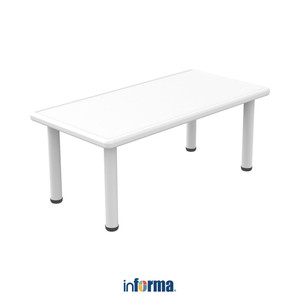Informa Yaris Meja Anak Rectangle - Abu-Abu Multifunctional Kids Table Meja Kecil Serbaguna Perlengkapan Kamar Anak