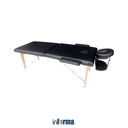 Informa Zelda Tempat Tidur Pijat Portable 2 Section - Hitam Kasur Massage Ranjang Pijat Ranjang Massage Tempat Tidur Pijat Lipat Ranjang Pijat Foldable