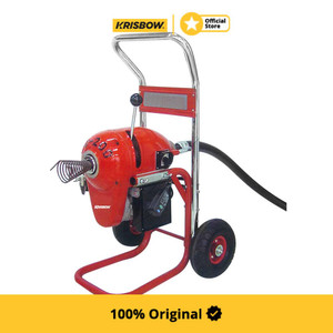Krisbow Motor Alat Pembersih Pipa Pembuangan Dengan Stand 200 Mm