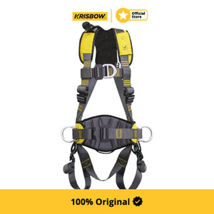 Krisbow Irudek Harness Full Body 5D Ring Expert Pro 100 Body Harness Ikatan Tali Badan Tubuh Pelindung Tubuh Perlengkapan Keselamatan Perlengkapan Industri Bangunan