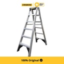 Krisbow 1.7 mtr Tangga Aluminium Twin 6 Step Prlt1706A