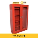 Krisbow Fire Cabinet Lemari Alat Pemadam Kebakaran - Merah