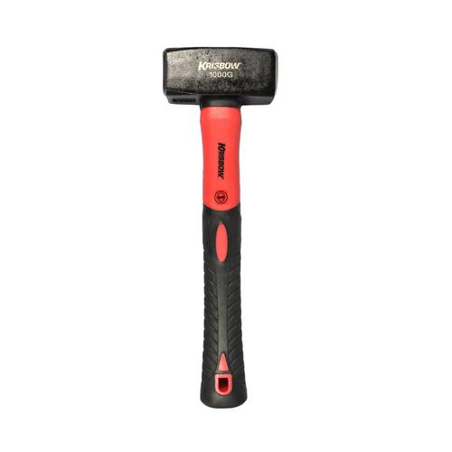 Krisbow Stoning Hammer Palu Batu W/ Pegangan Fiberglass 1 Kg
