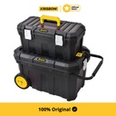 Krisbow Kotak Perkakas Toolbox Roller 2In1 - Hitam/Kuning