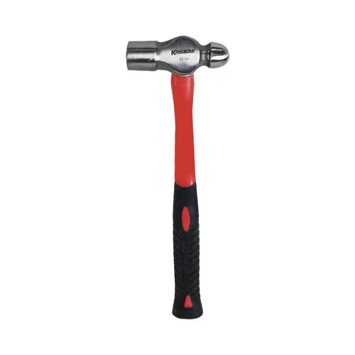 Krisbow Ballpeen Hammer Palu Konde Handle Rubber 907 Gr