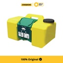 krisbow eye wash portable 9 galon - kuning
