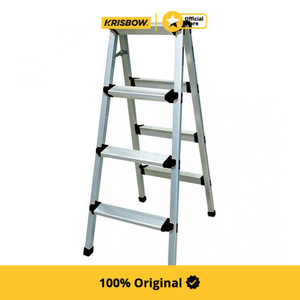 Krisbow Ladder Tangga Lipat Aluminium No Handle 4 Step 1 M