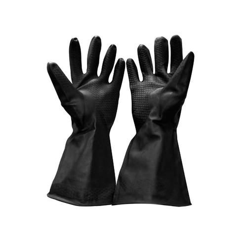 Krisbow Glove Sarung Tangan Pengaman Latex Industrial-Hitam