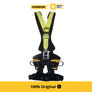 Krisbow Sabuk Pengaman Full Body Harness - Kuning/Hitam