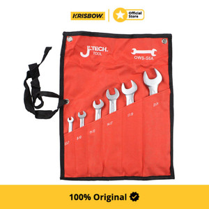 Jetech Set Kunci Pas Open End 5.5-24 Mm 6 Pcs
