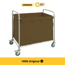 Krisbow Troli Laundry Trolley Kanvas 92X56X91Cm