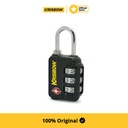 Krisbow Padlock Gembok Koper 3 Angka Zinc Alloy - Hitam