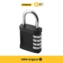Krisbow Padlock Gembok 4 Kombinasi Kunci - Hitam