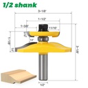 MASTER BIT MATA PROFIL ROUTER DOOR LINE CUTTER DOUBLE-SIDED PANEL 1/2"