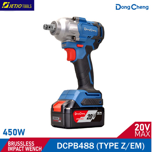DONGCHENG DCPB488 MESIN CORDLES BRUSHLES IMPACT WRENCH 1/2" 20V 682NM